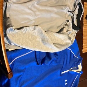 Mens xl Under Armour half zip combo